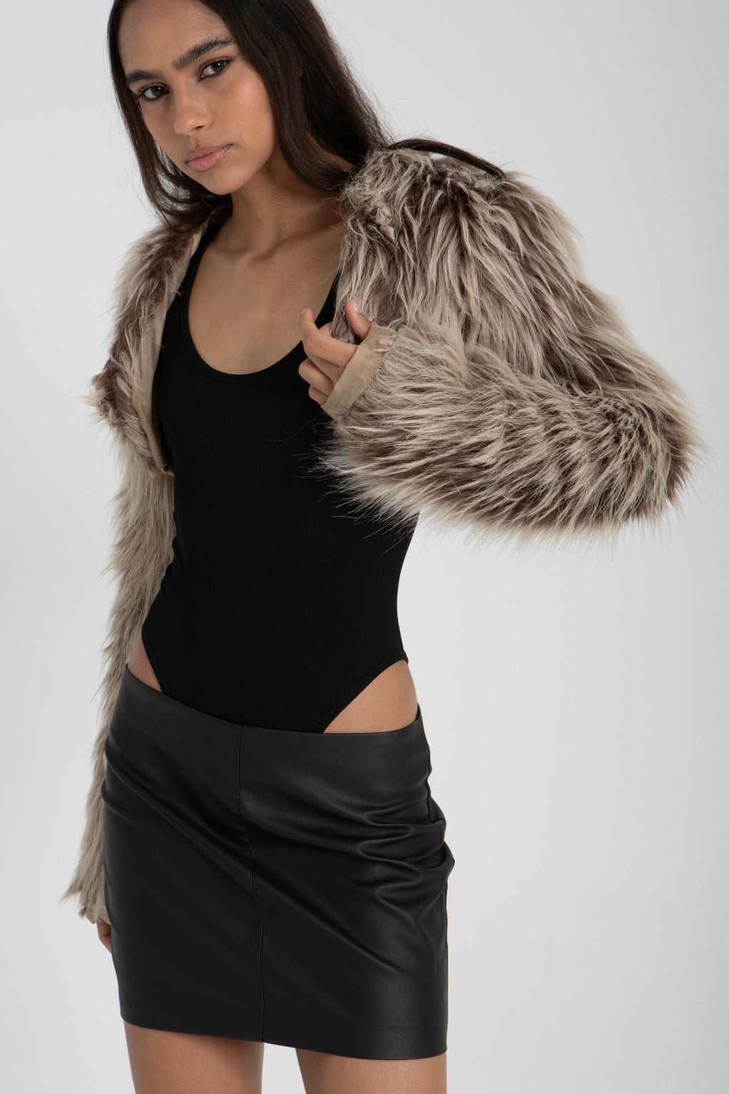 Mini Leather Skirt