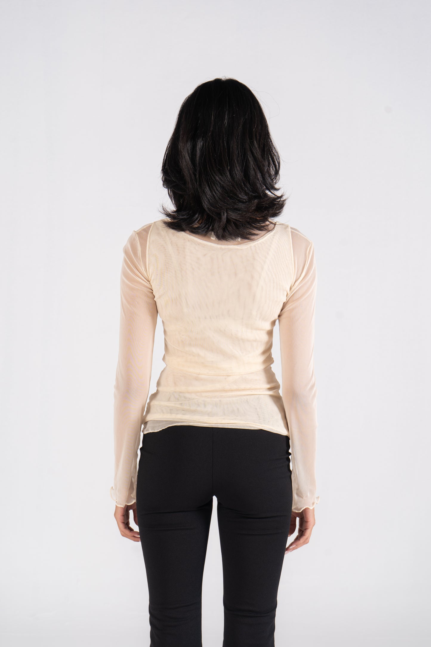 Layered Sheer Mesh Butter Yellow Duo