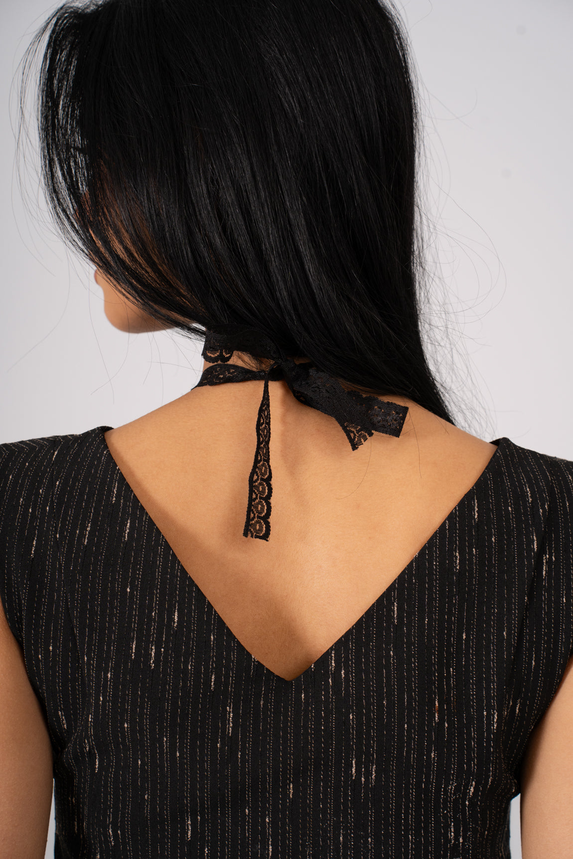 Corset Fitted Top Black