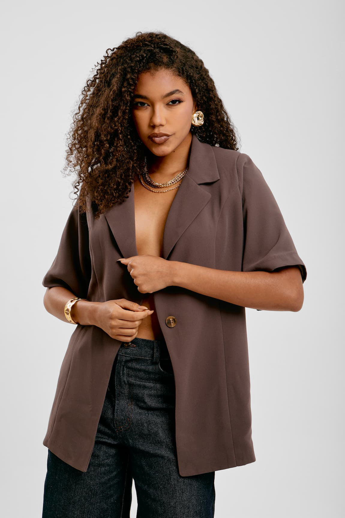 Mocha Flow Blazer