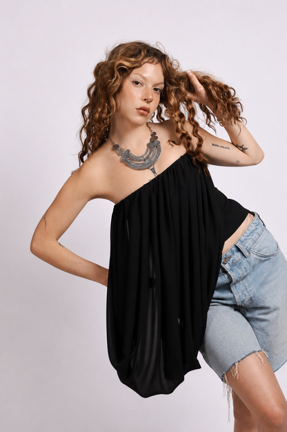 Chiffon Layered Corset