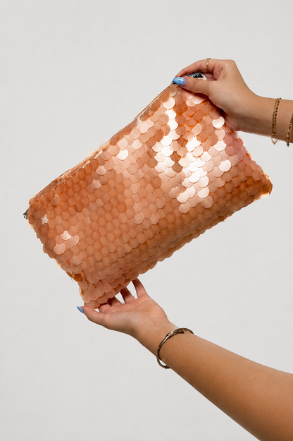 Sequin Clutch Bag