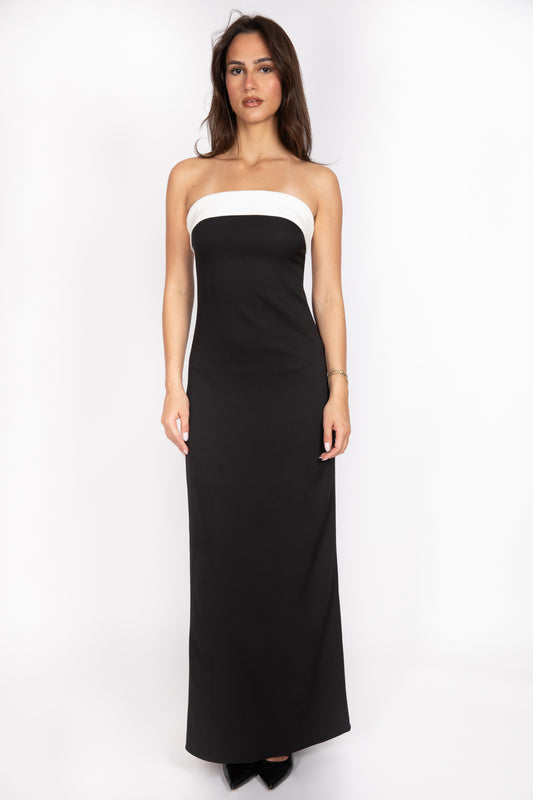 Black and White Gown