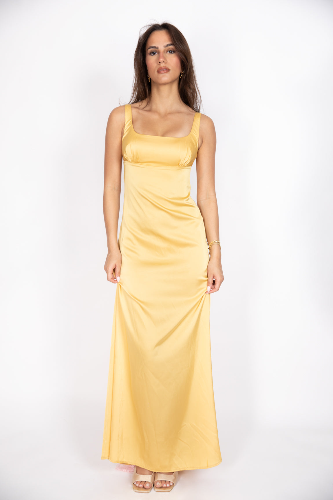 Satin Lace Gown