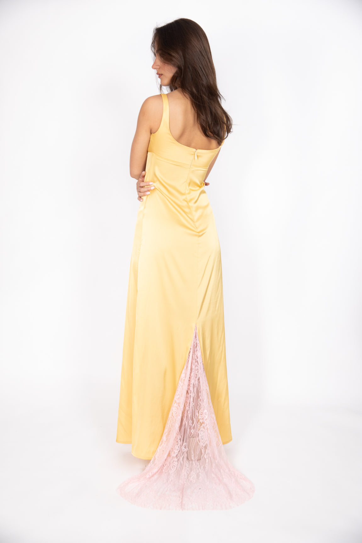Satin Lace Gown