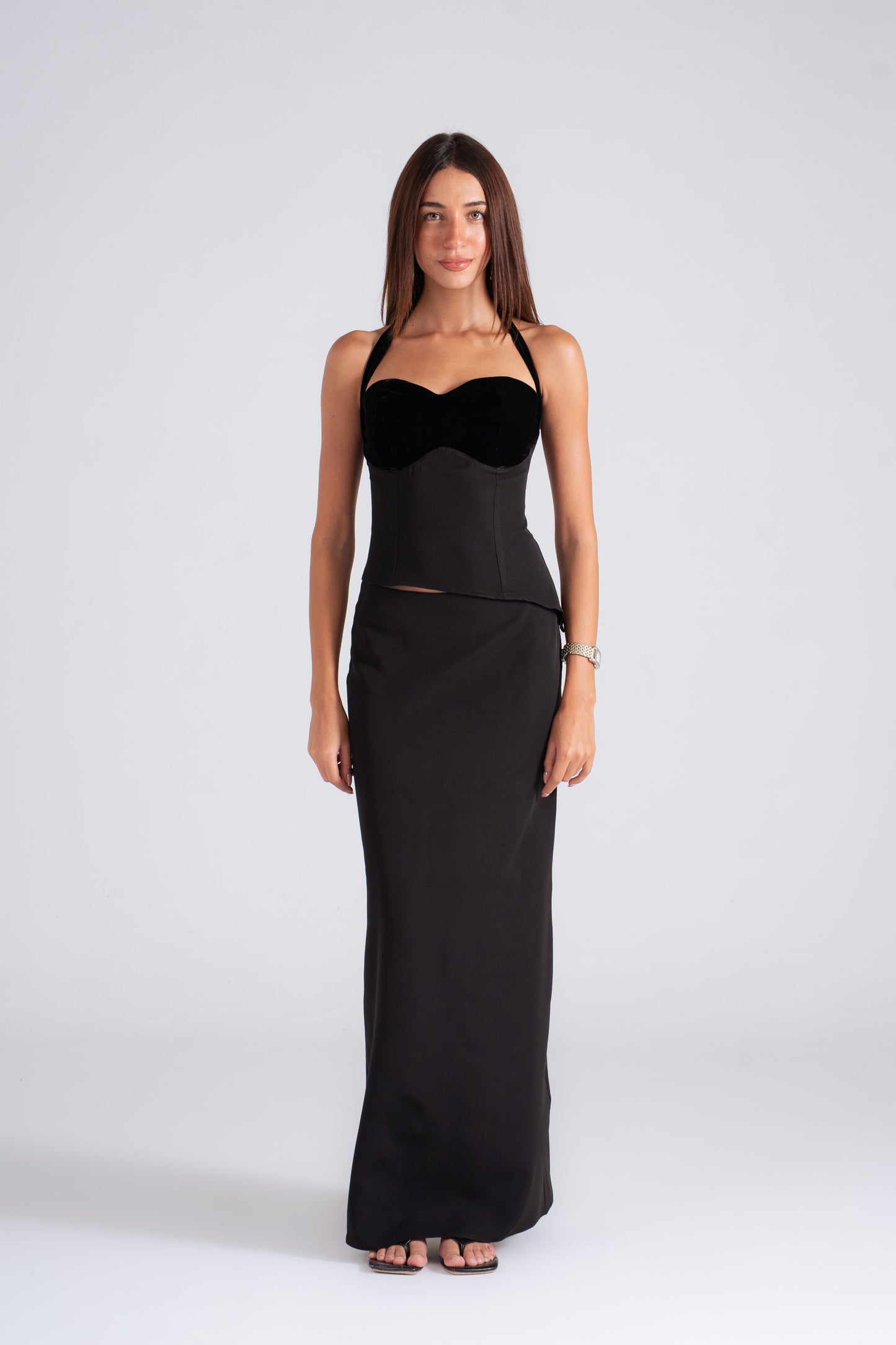 Two Pieces Gown Set