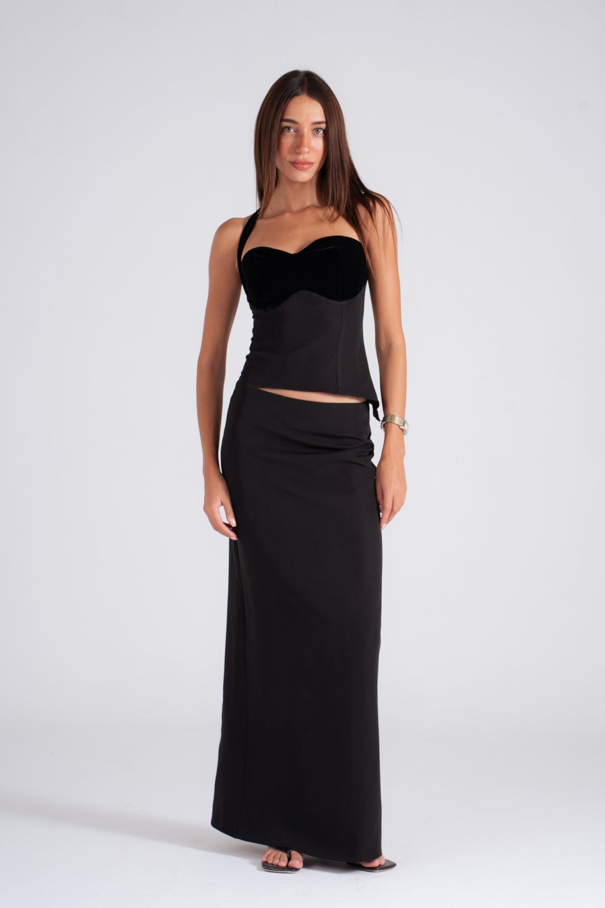 Two Pieces Gown Set