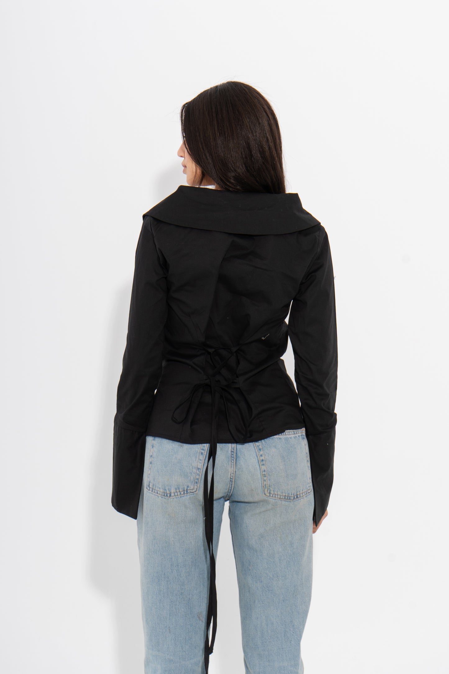 Button Down Black Shirt