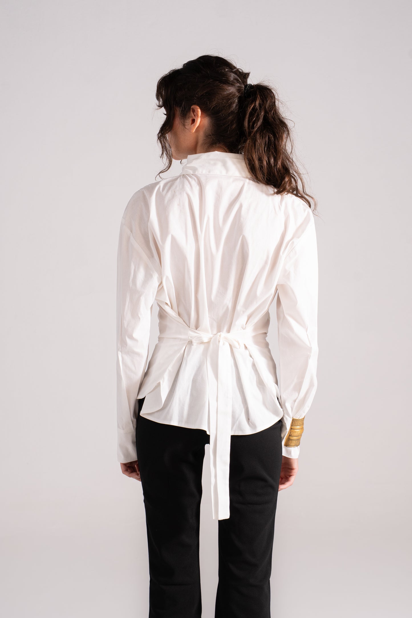 Pleated Shirt Long Sleeve