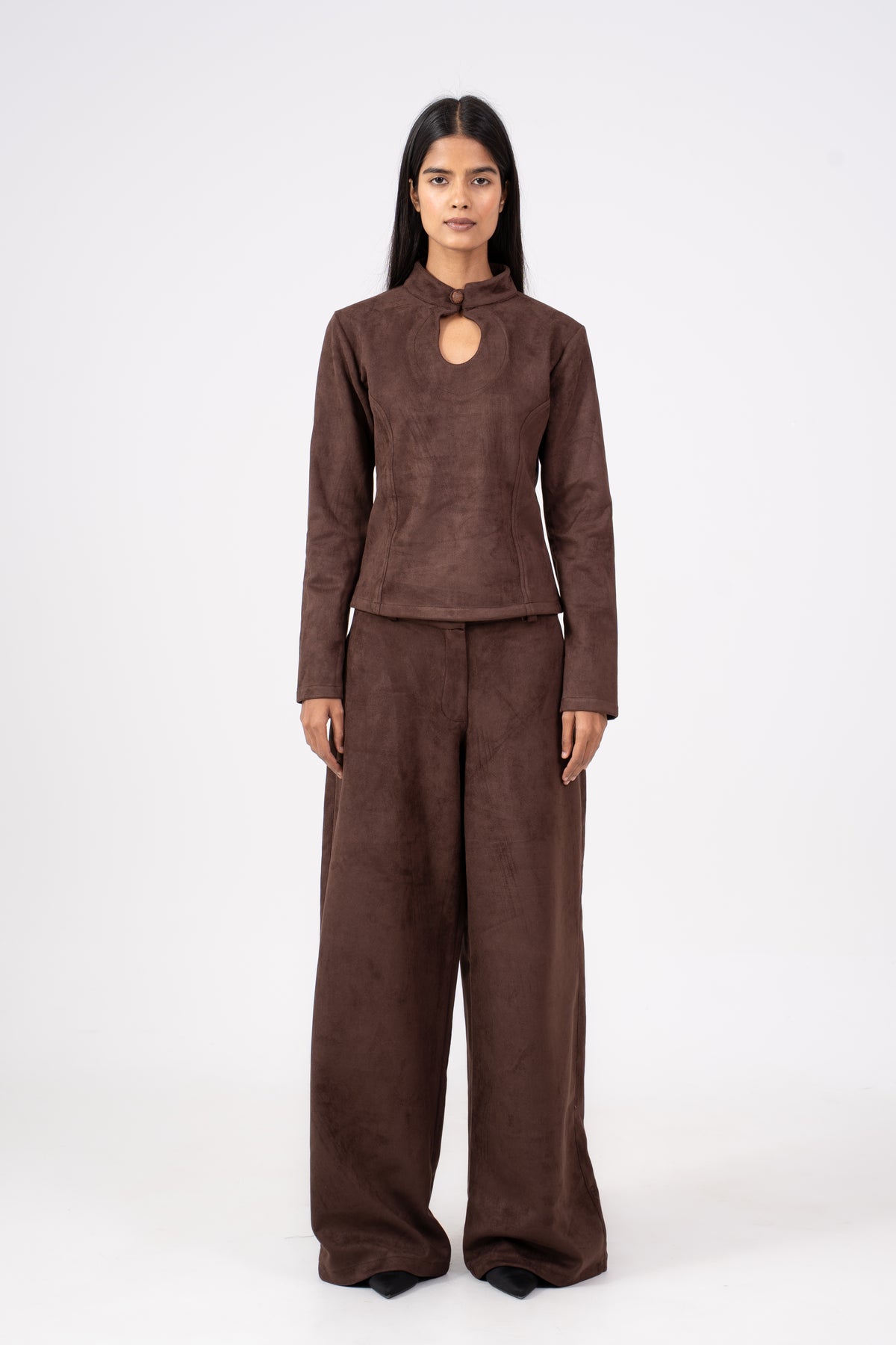 Suede Keyhole Set