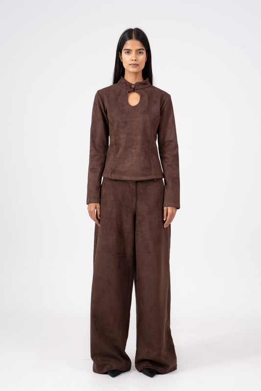 Suede Keyhole Set