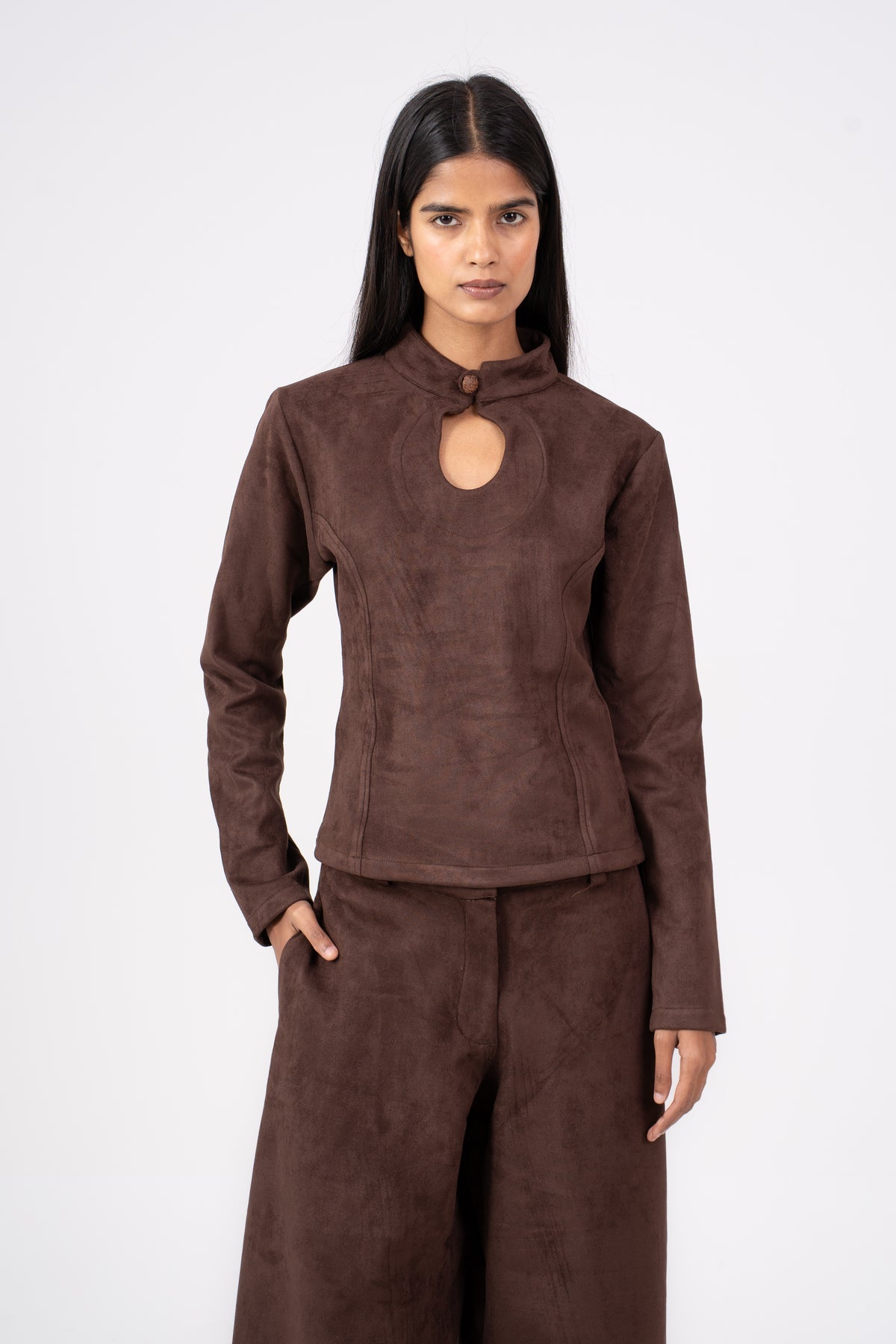 Suede Keyhole Set