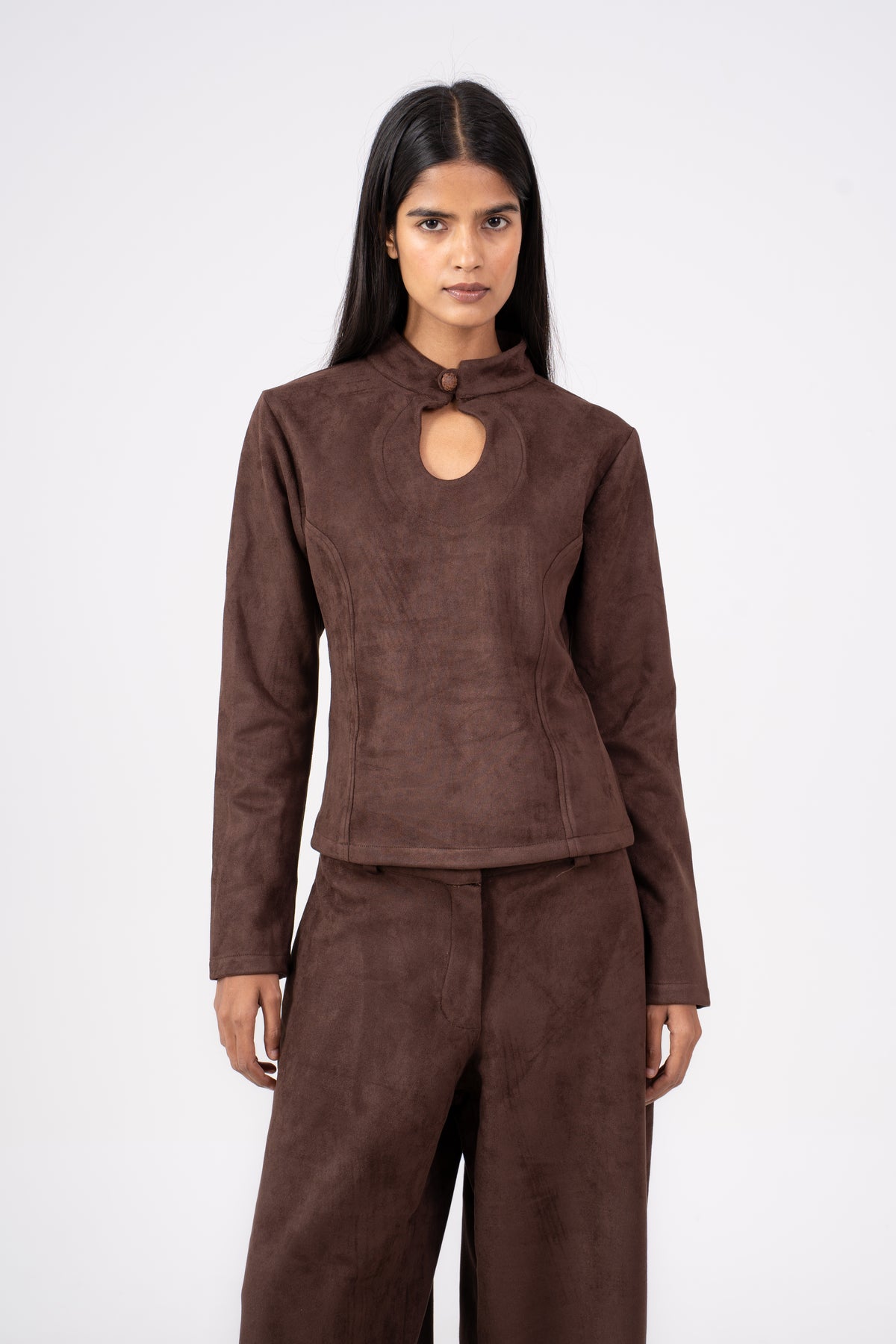 Suede Keyhole Set