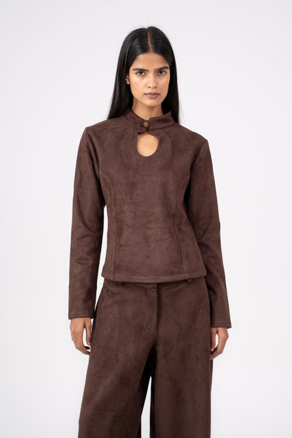 Suede Keyhole Set