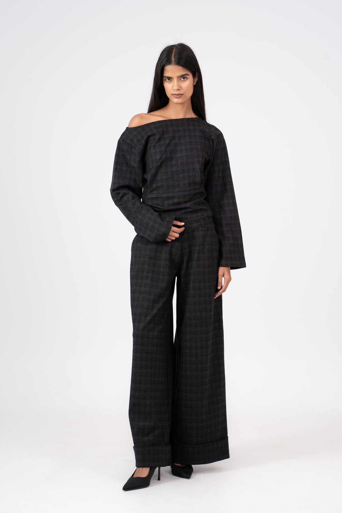 Checkered Wool Set