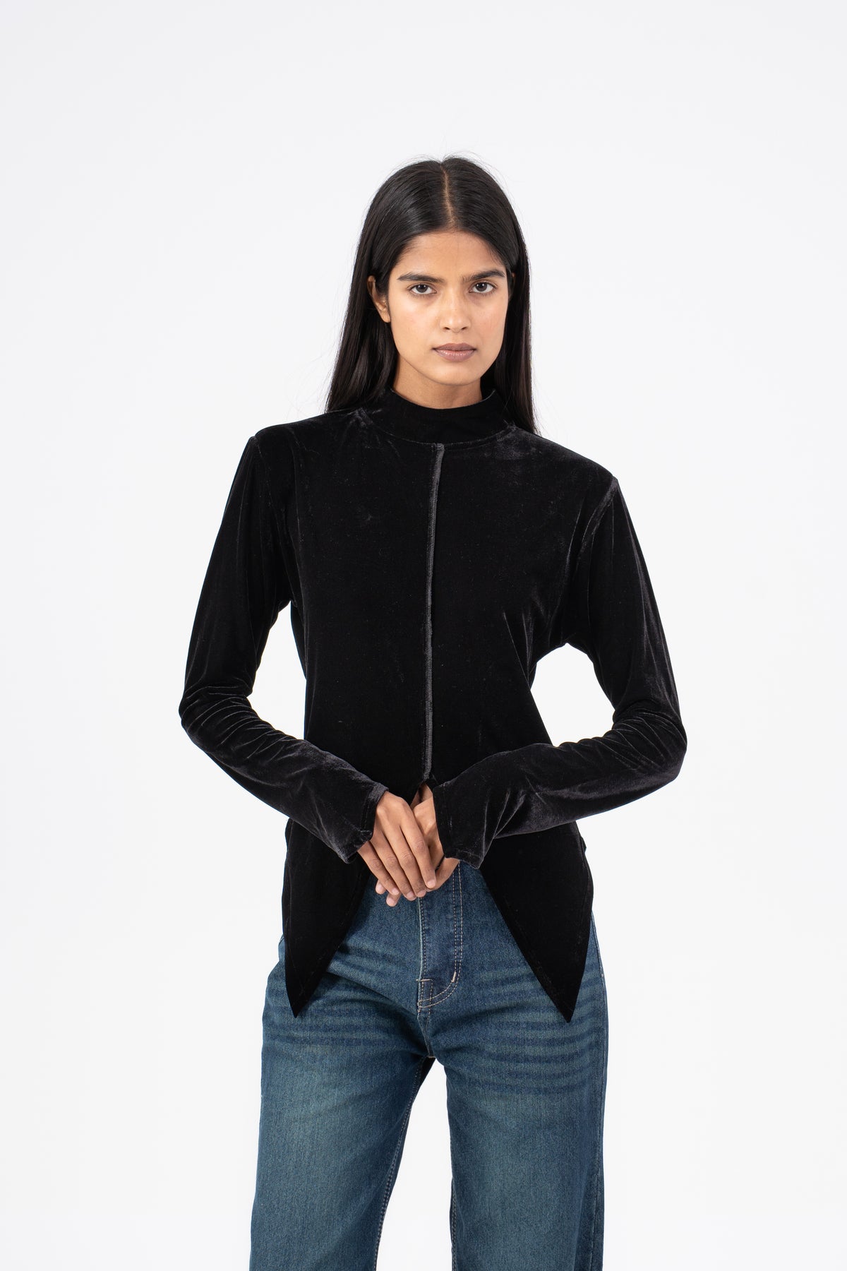 Velvet Top Black