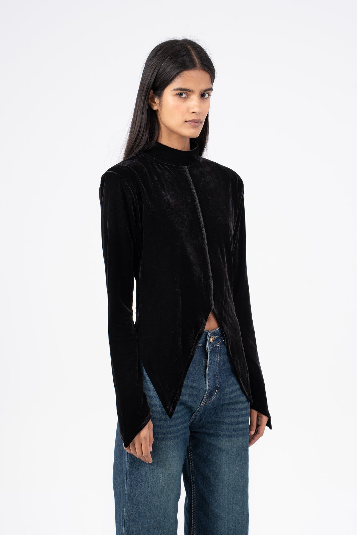 Velvet Top Black