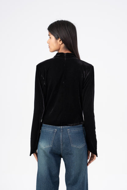 Velvet Top Black