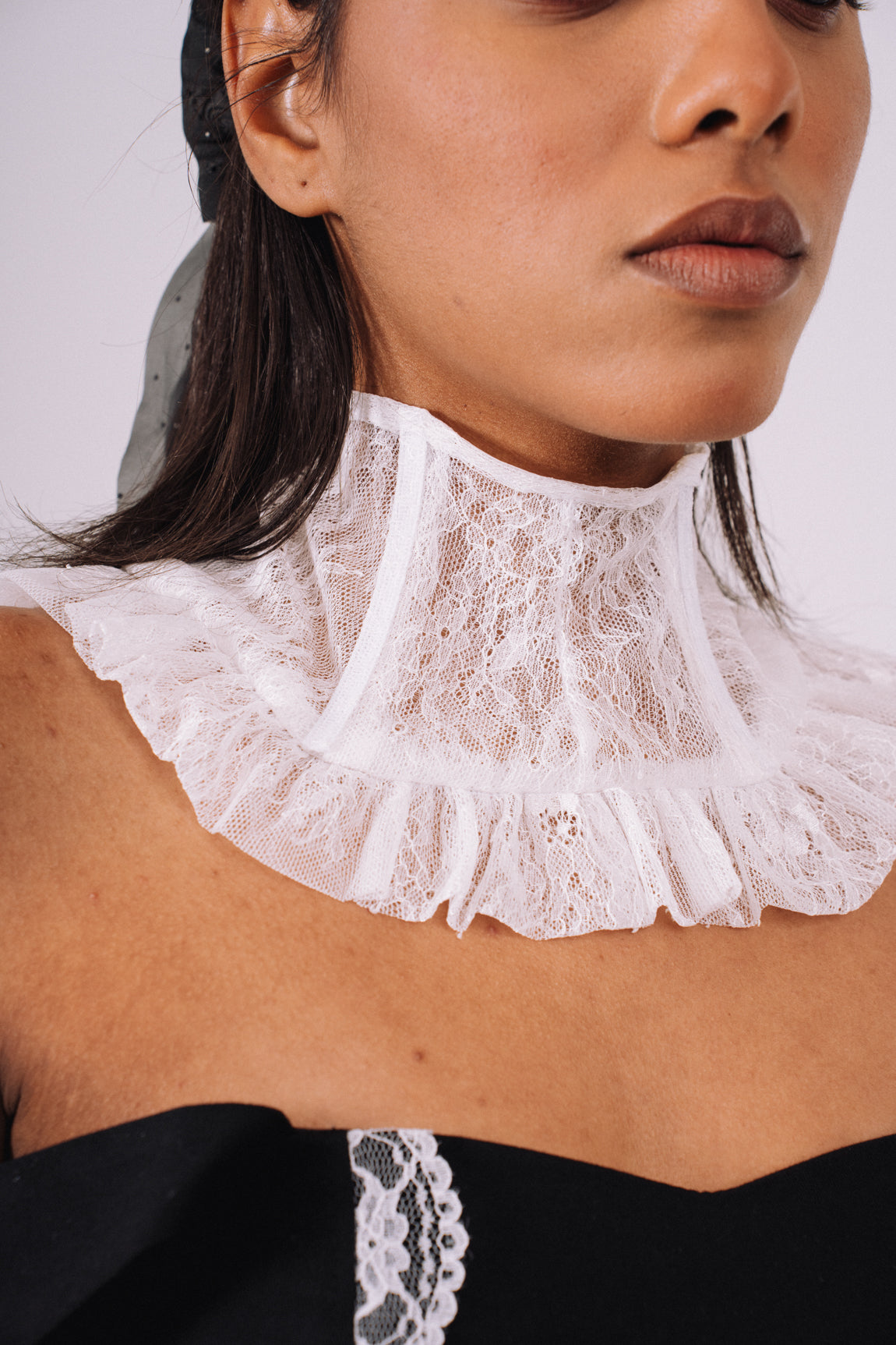 High-Neck Lace Necklace