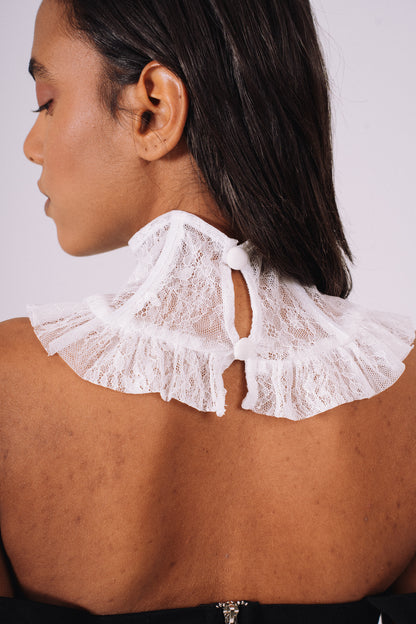 High-Neck Lace Necklace