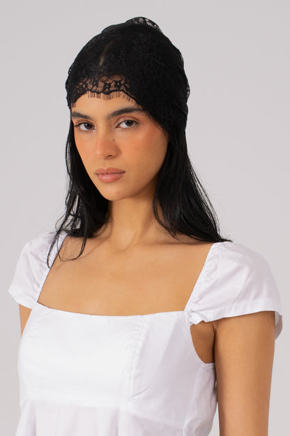 Lace Bandana Black
