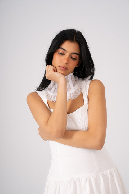 High-Neck Lace Necklace