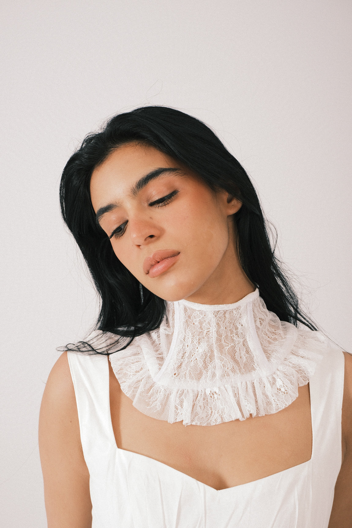 High-Neck Lace Necklace