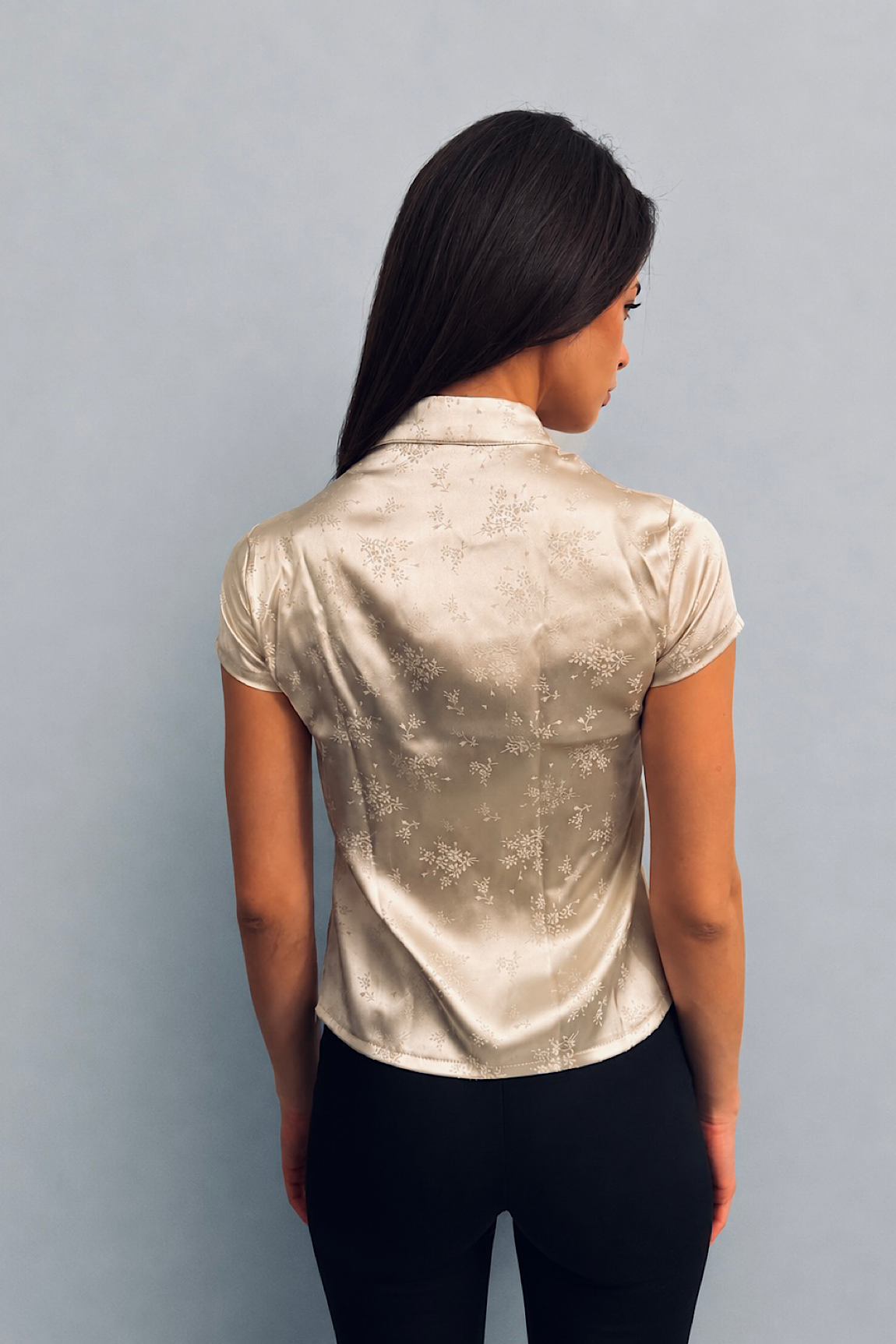Muse Cutout Top in Gold
