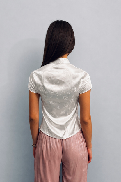 Muse Cutout Top in White