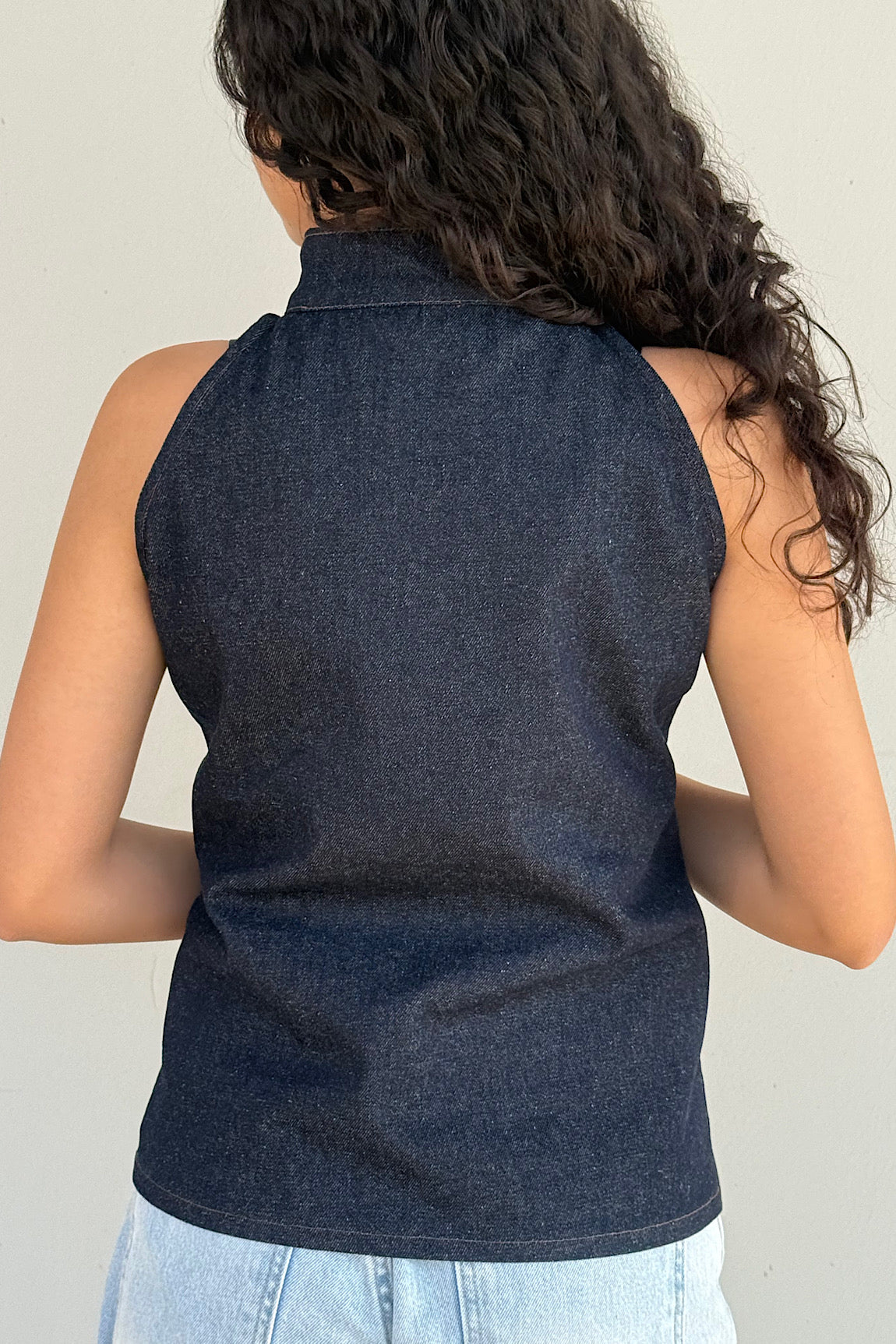 Halter Top Denim