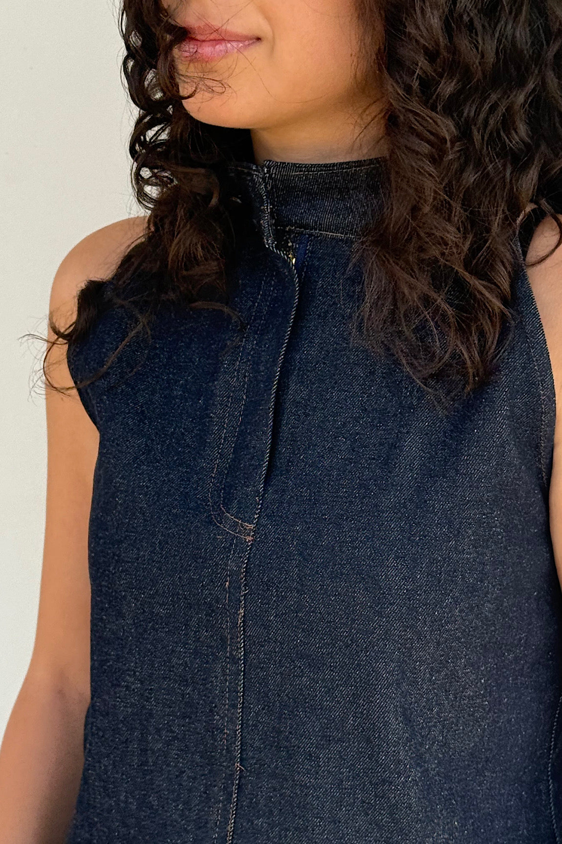 Halter Top Denim