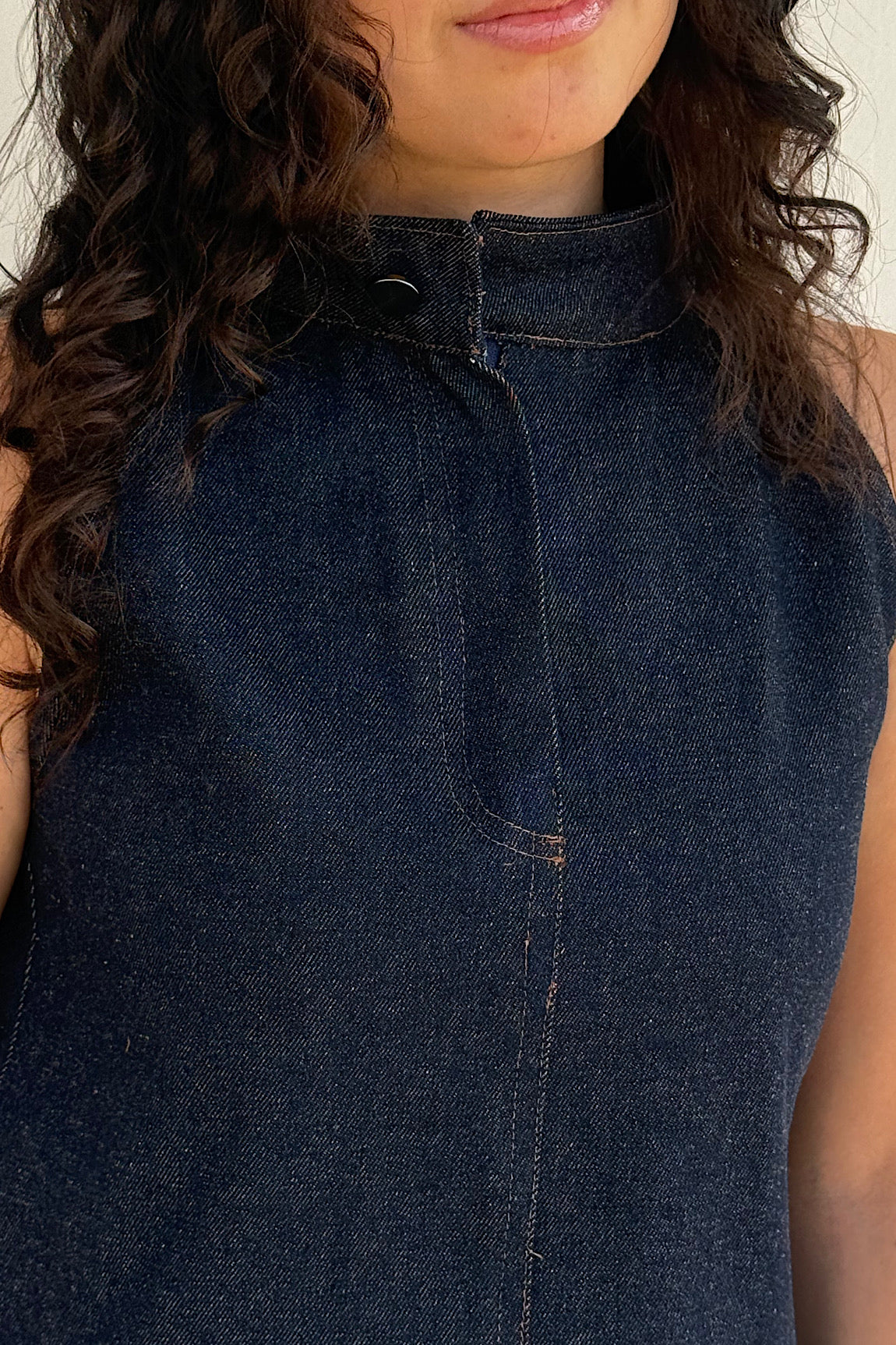 Halter Top Denim
