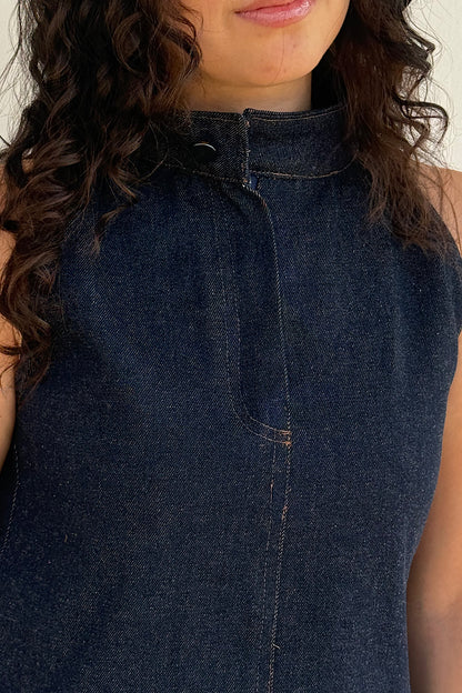 Halter Top Denim