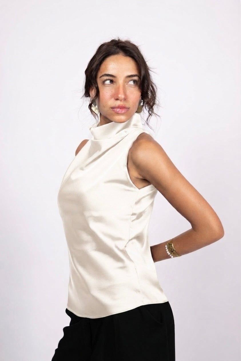 Halter Top Off-White