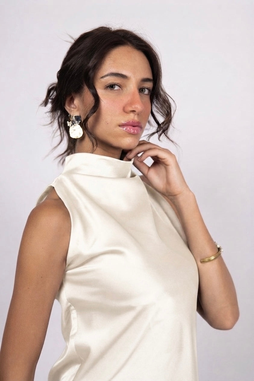 Halter Top Off-White