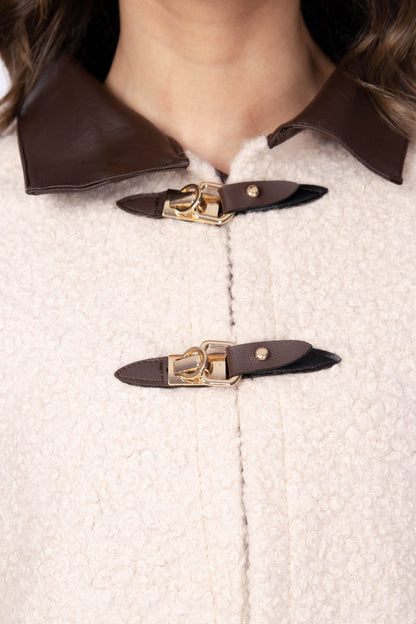 Shaggy Fur Faux Cape