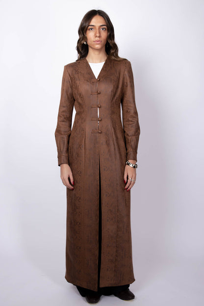 Long Cardigan Brown