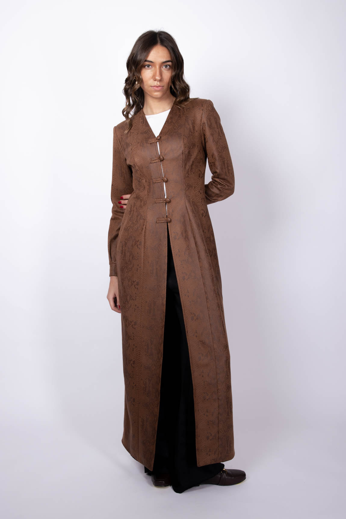 Long Cardigan Brown