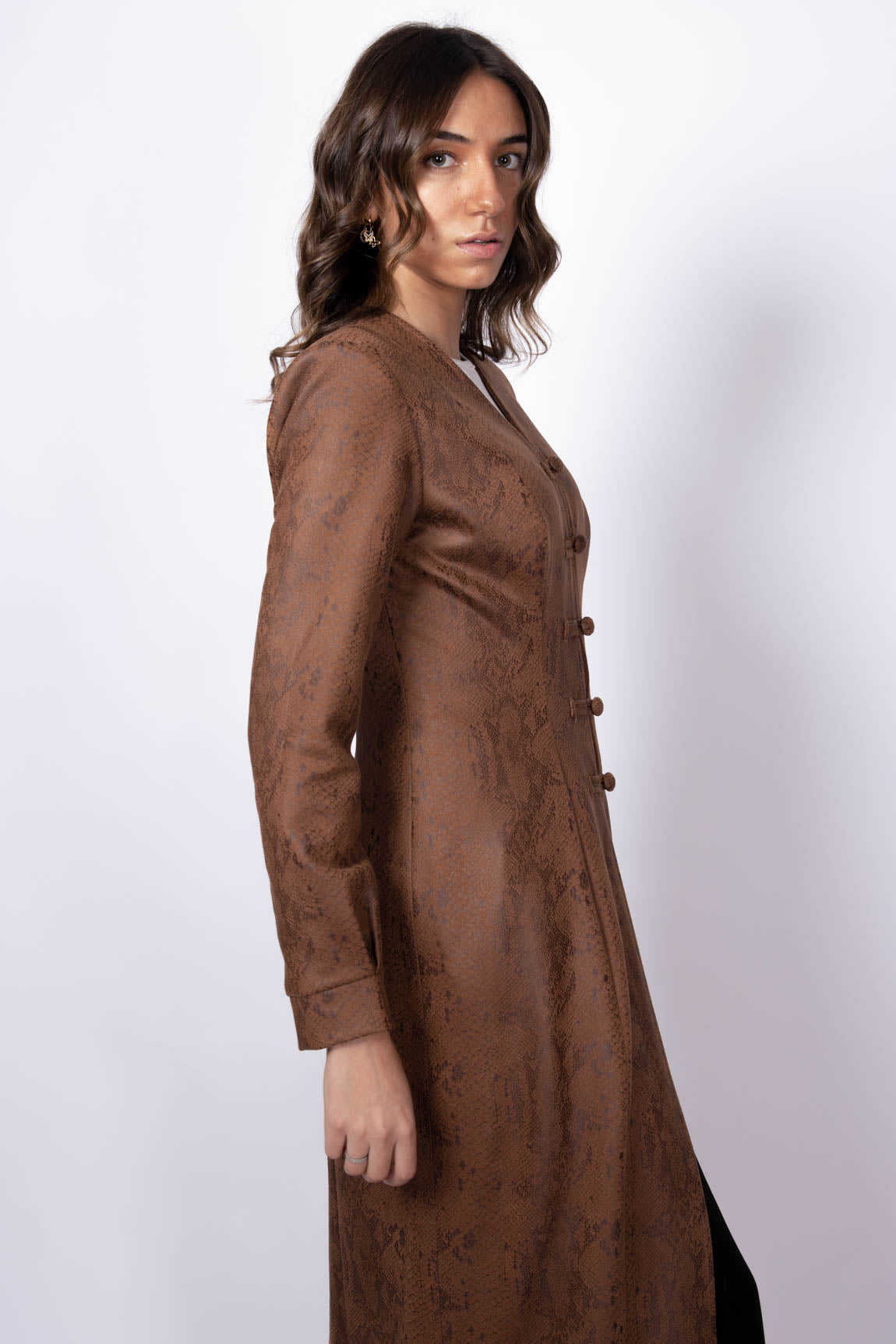 Long Cardigan Brown