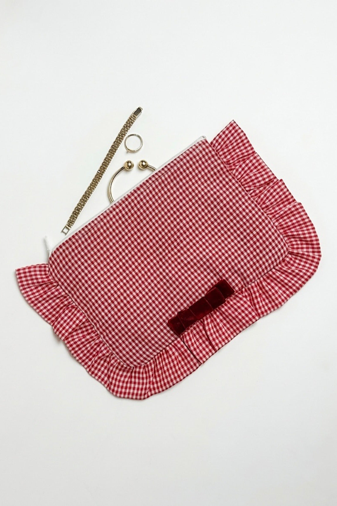 Vintage Pouch with gathers