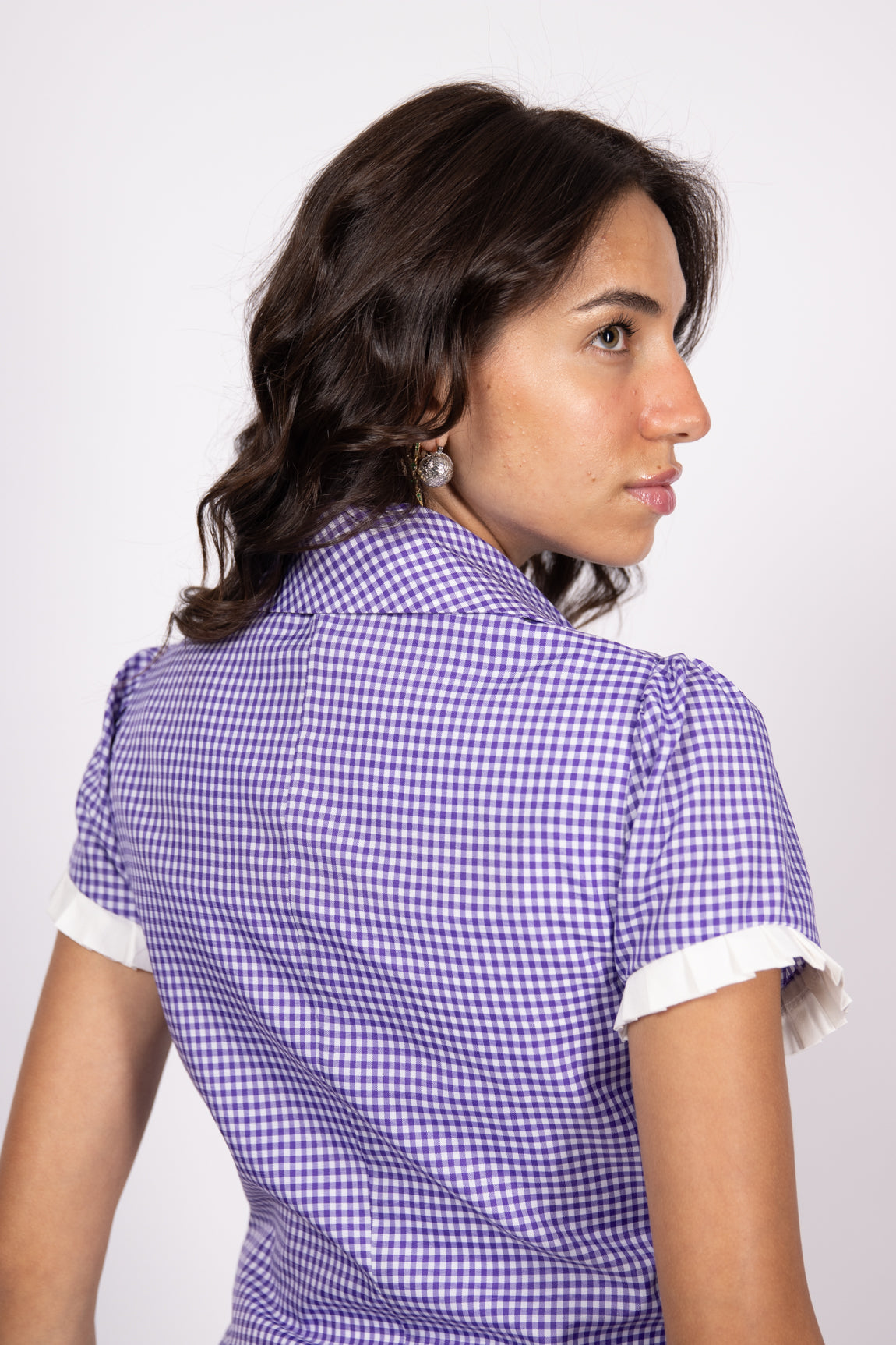 Checkered Mini Blazer