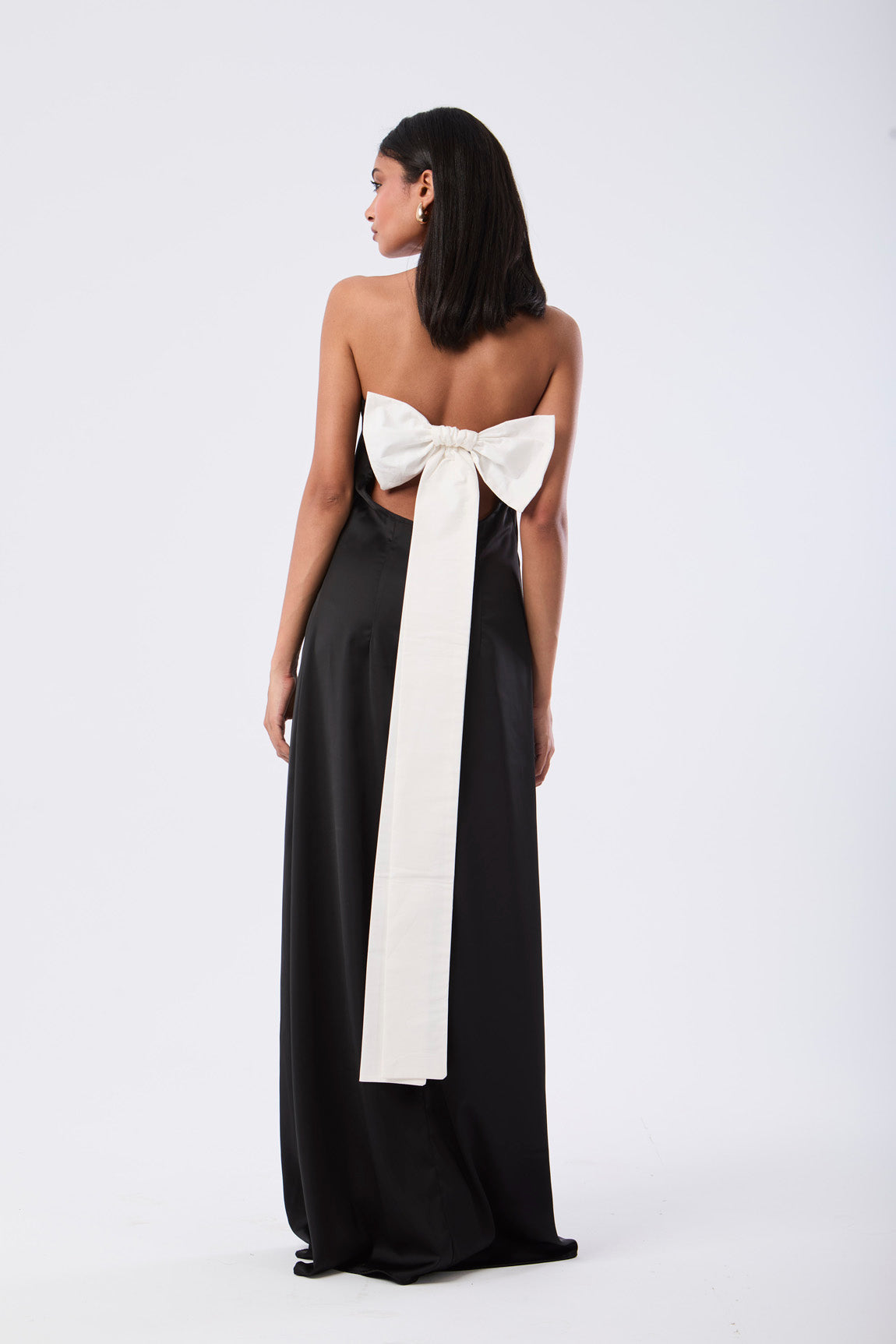 Satin Bow Gown