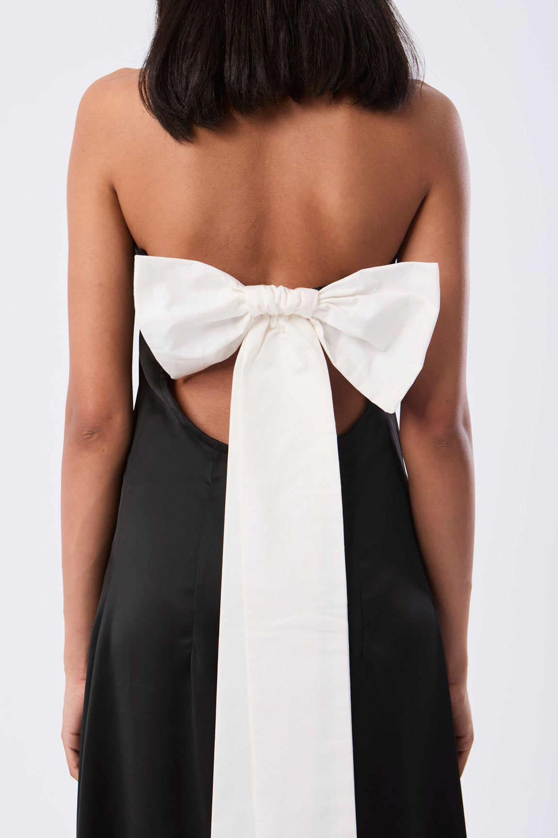 Satin Bow Gown