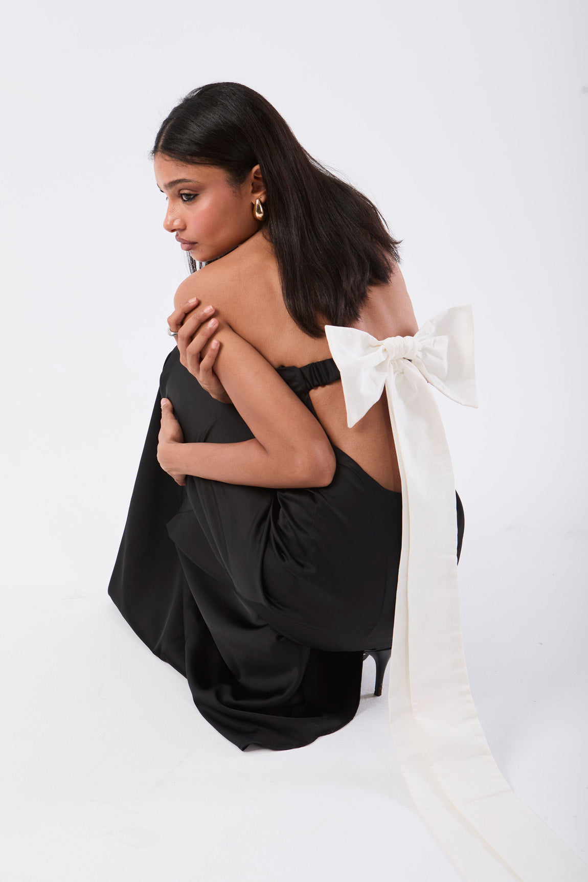 Satin Bow Gown