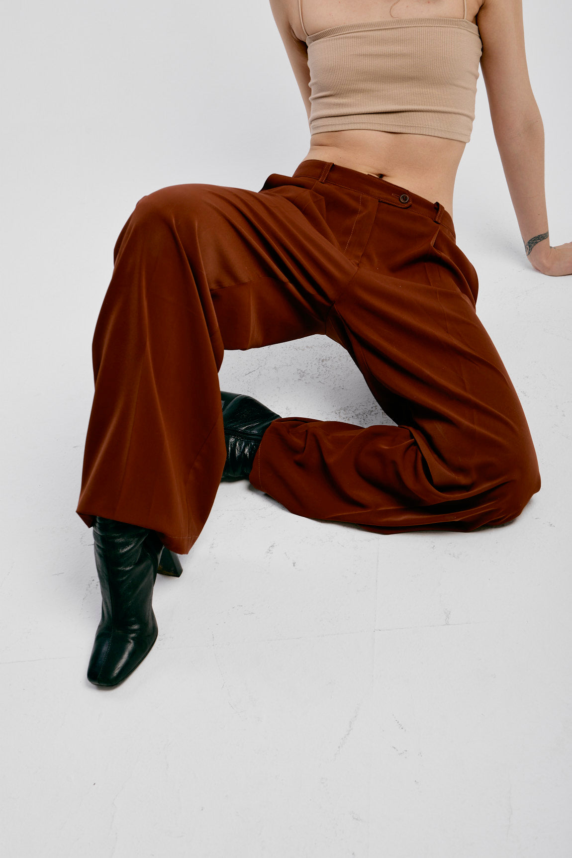 Iconic Tailored Brown Pants